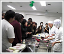 桜美林大学での和菓子教室（2回目）